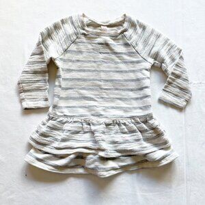 Cherokee Striped Peplum Top Size 2T